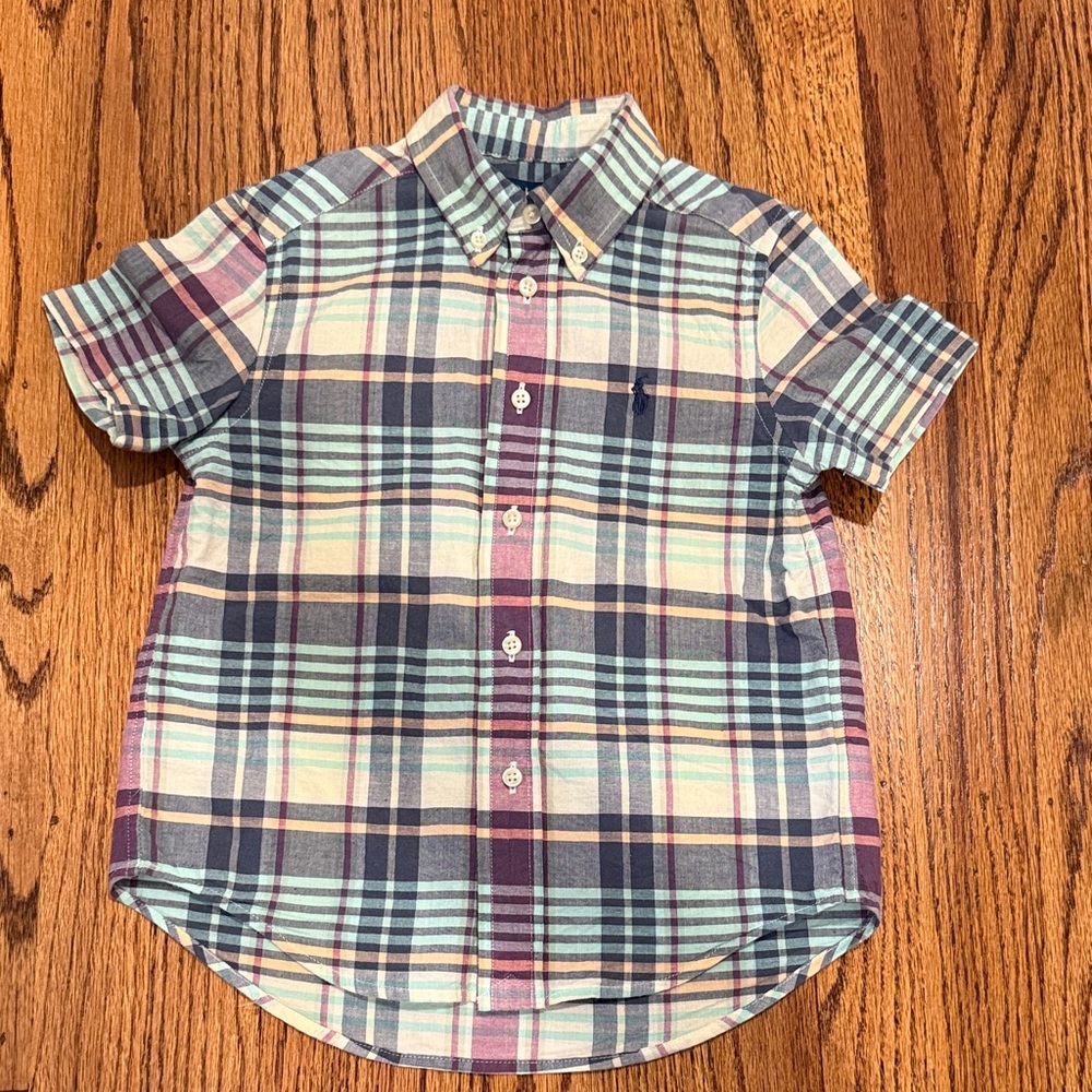 Polo Ralph Lauren Toddler Boys Button Down Size 4/4T